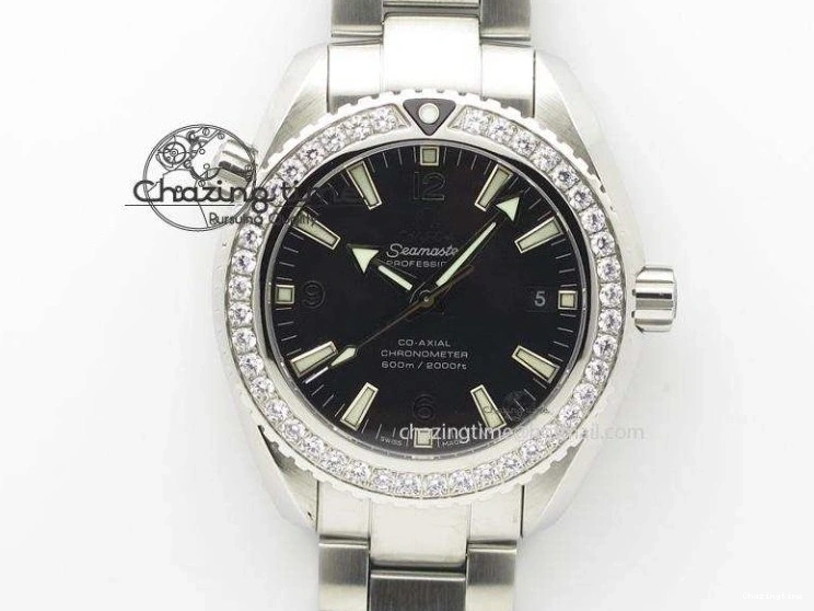 0113 Effortless 2018 Seamaster Diver 300M OMF Best Edition Blue Ceramic Gray Dial on SS Bracelet A8800 (Black Balance Wheel) 7958